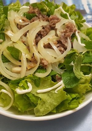 Hình của món Salad bắp bò.