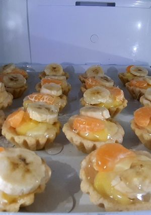 Gyümölcsös kosárka recept fotója