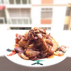 A picture of Spicy Tofu And Onion /Sambal Tofu And Onion.