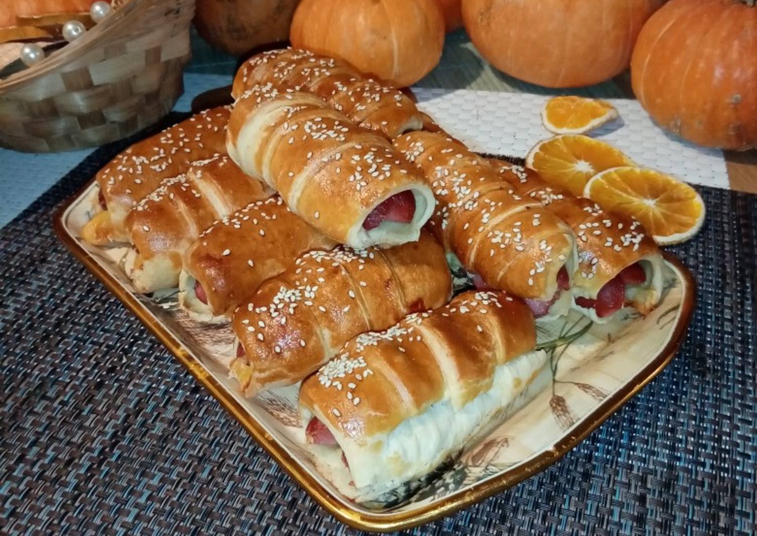 Сосиски В Тесте С Сыром Фото