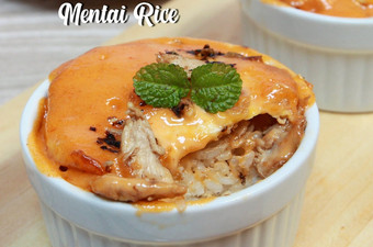 Resep Chicken &amp; egg mentai Rice Anti Gagal