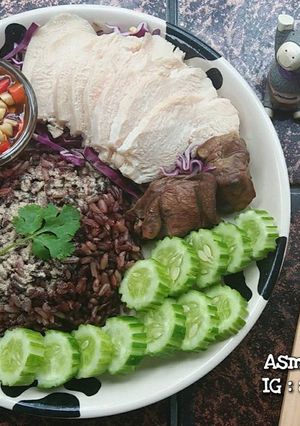 รูปของ ข้าว(ไม่)มันอกไก่ต้ม&ตับ