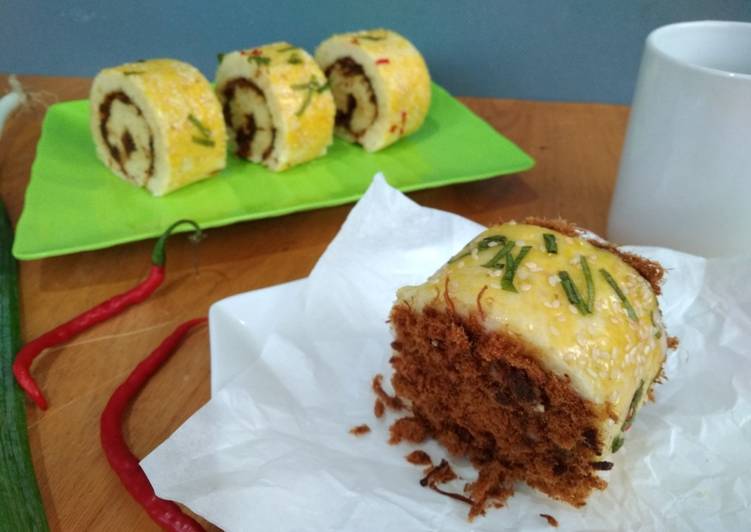 Roti Gulung Abon