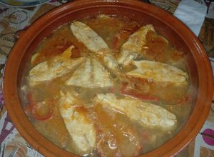Una foto de Palometa guisada