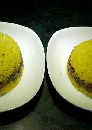 صورة لوصفة أرز بالخضار على طريقتي