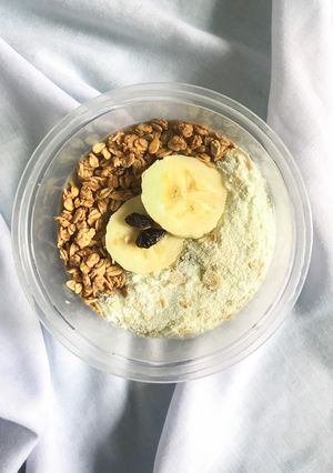 Foto resep Banana Smoothies Bowl ala anak kost