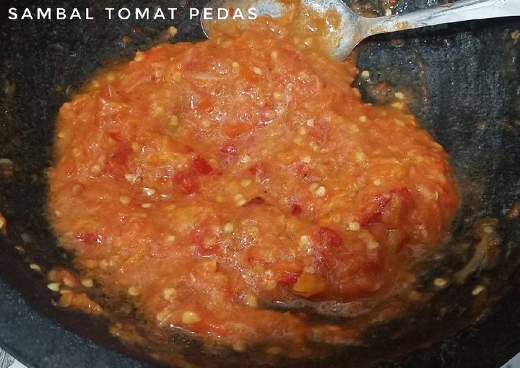 Cara memasak Sambal tomat pedas sederhana enak