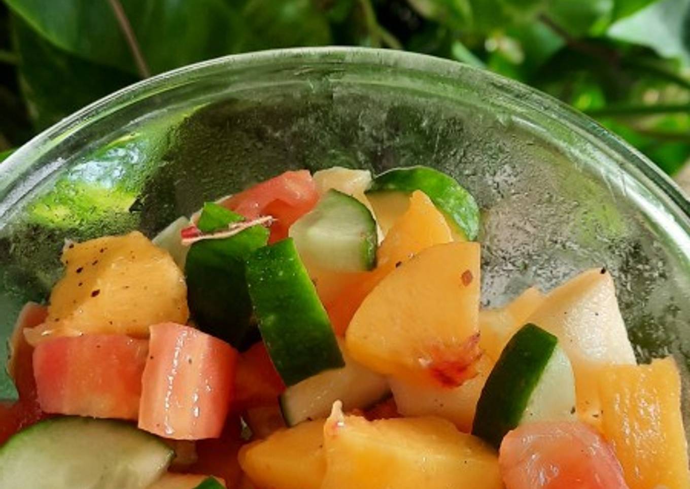 Healthy mixed bowl