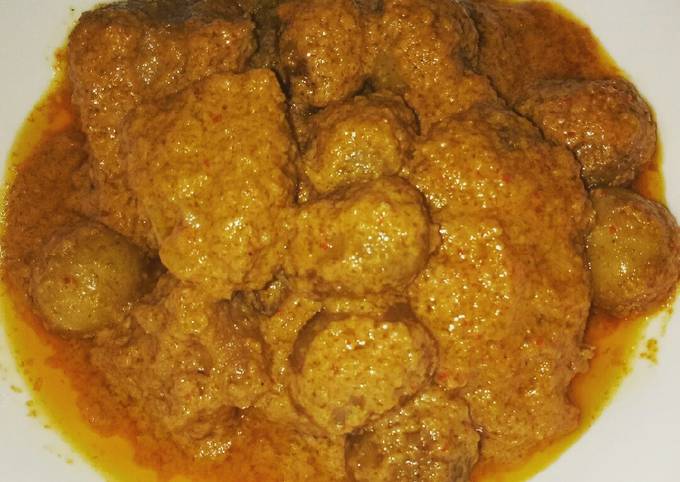 Cara Gampang Membuat Rendang basah daging sapi dan baby potato, Bisa Manjain Lidah