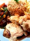 Moroccan chicken steak