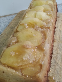 Una foto de Budín de manzanas patagónico