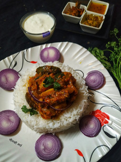 मसाला आलू बैंगन (Masala aloo baingan recipe in hindi) रेसिपी मुख्य फोटो