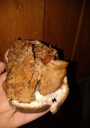 Una foto de Bondiola al horno