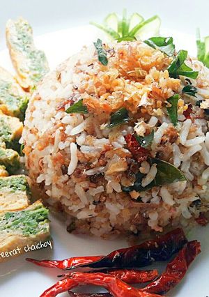 รูปของ ข้าวผัดปลาร้าทรงเครื่องสมุนไพร