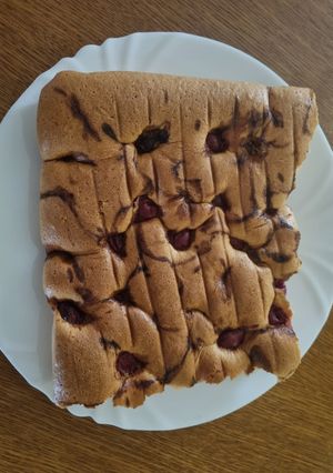 Meggyes sütemény recept fotója