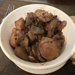 A picture of Szechwan Or devilled chicken livers - MEGA QUICK.