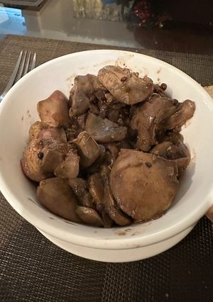 A picture of Szechwan Or devilled chicken livers - MEGA QUICK.