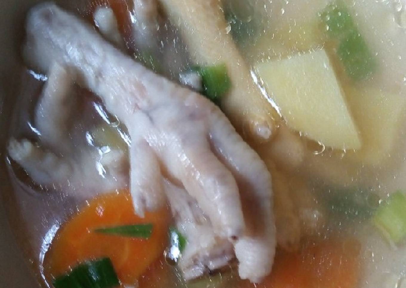 Sop Soup ceker ayam