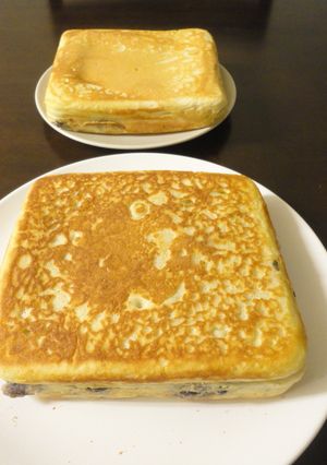 蜂蜜黑豆鬆餅 的食譜成品照片