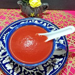 A picture of Carrots, Beetroot, Tomato Soup.