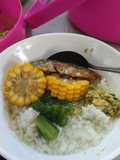Nasi Sayur Bening, Ikan Pindang, dan Kotokan Lamtoro