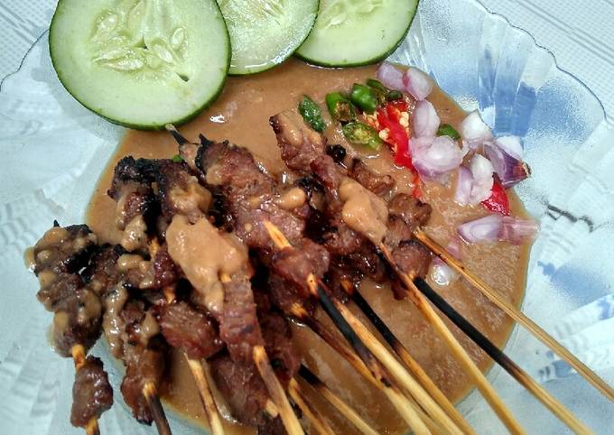 Anti Ribet, Memasak Sate daging Anti Gagal