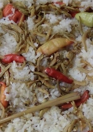 Foto resep Nasi liwet teri rice cooker