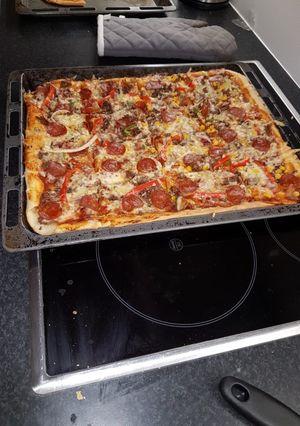 Una foto de Masa para pizza ☺️