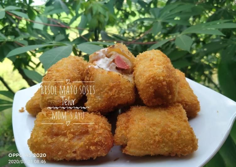 40.Risol Mayo Sosis Telur