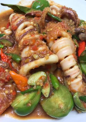 Foto resep Oseng cumi pete