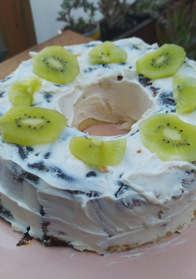 Una foto de Torta frutal light, sin gluten y sin azúcar