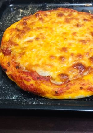 A picture of Wheat Flour cheese Pizza.