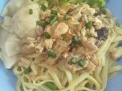 Gambar pangsit mie ayam