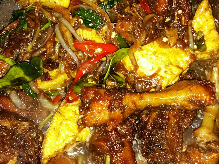 Bagaimana Menyiapkan Ayam kecap pedas manis gurih Ekonomis