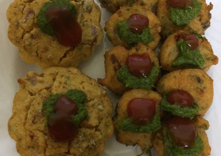 Masoor daal kababs and Muffins