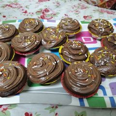 Chocolate cup cakes A picture of Chocolate cup cakes.