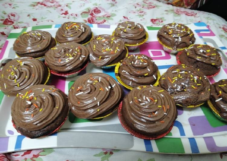 Recipe of Perfect Chocolate cup cakes