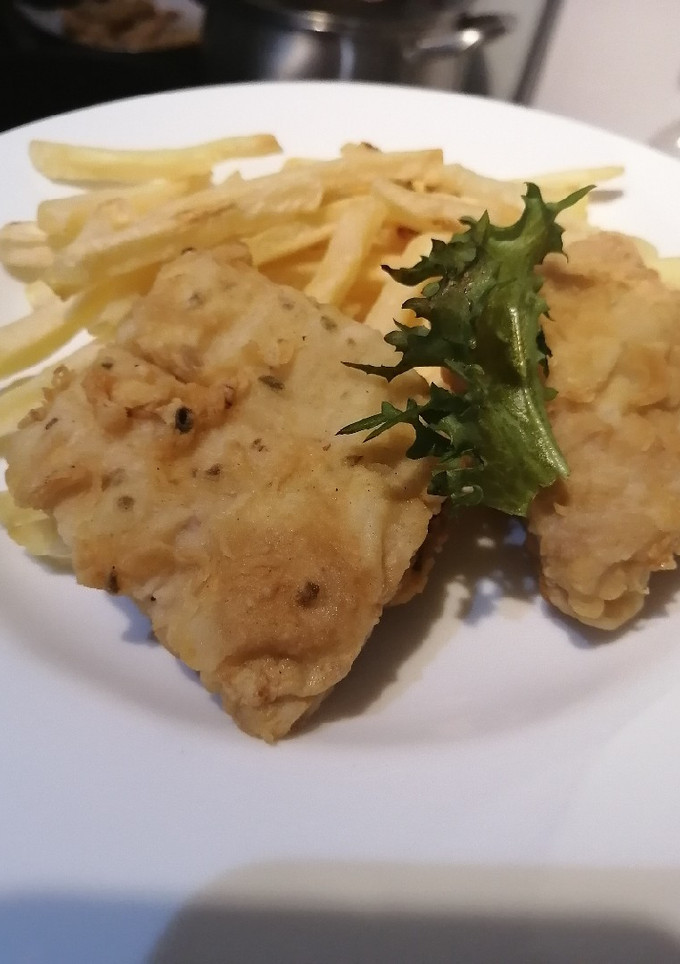 Una foto de Cubos de pescado frito
