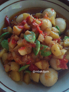 Foto resep Balado kentang telur puyuh
