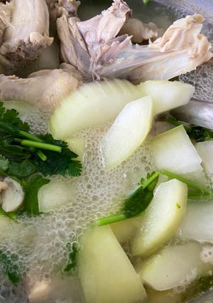 รูปของ ต้มฟักโครงไก่,ปีกบน (เมนู เด็กน้อย 1 ขวบขึ้นไป)