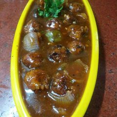 A picture of Veg manchurian.