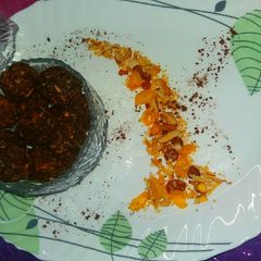 A picture of Mini Oats Choco Balls.