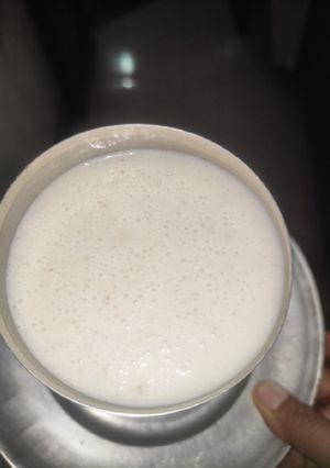 A picture of Badam milk shake.