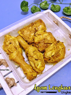 Foto resep Ayam Lengkuas Ungkep 3 Bahan