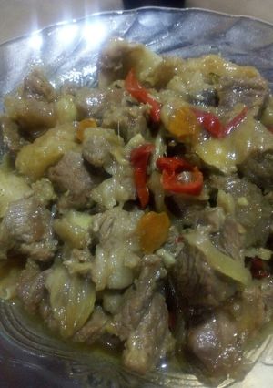 Foto resep Kerecek daging kambing