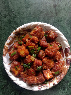 A picture of Paneer chilli.