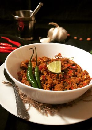 A picture of Fresh Red Chili Thecha.