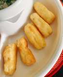 Bánh khoai tây ôm tôm - ăn dặm cùng con