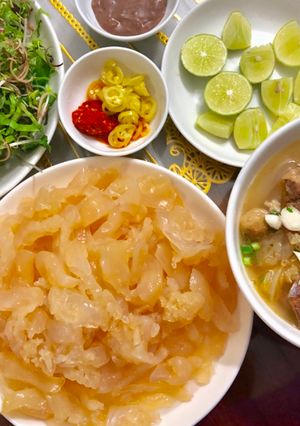 Hình của món Bún Sứa.