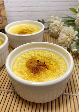 Foto resep Saffron Creme Brulee